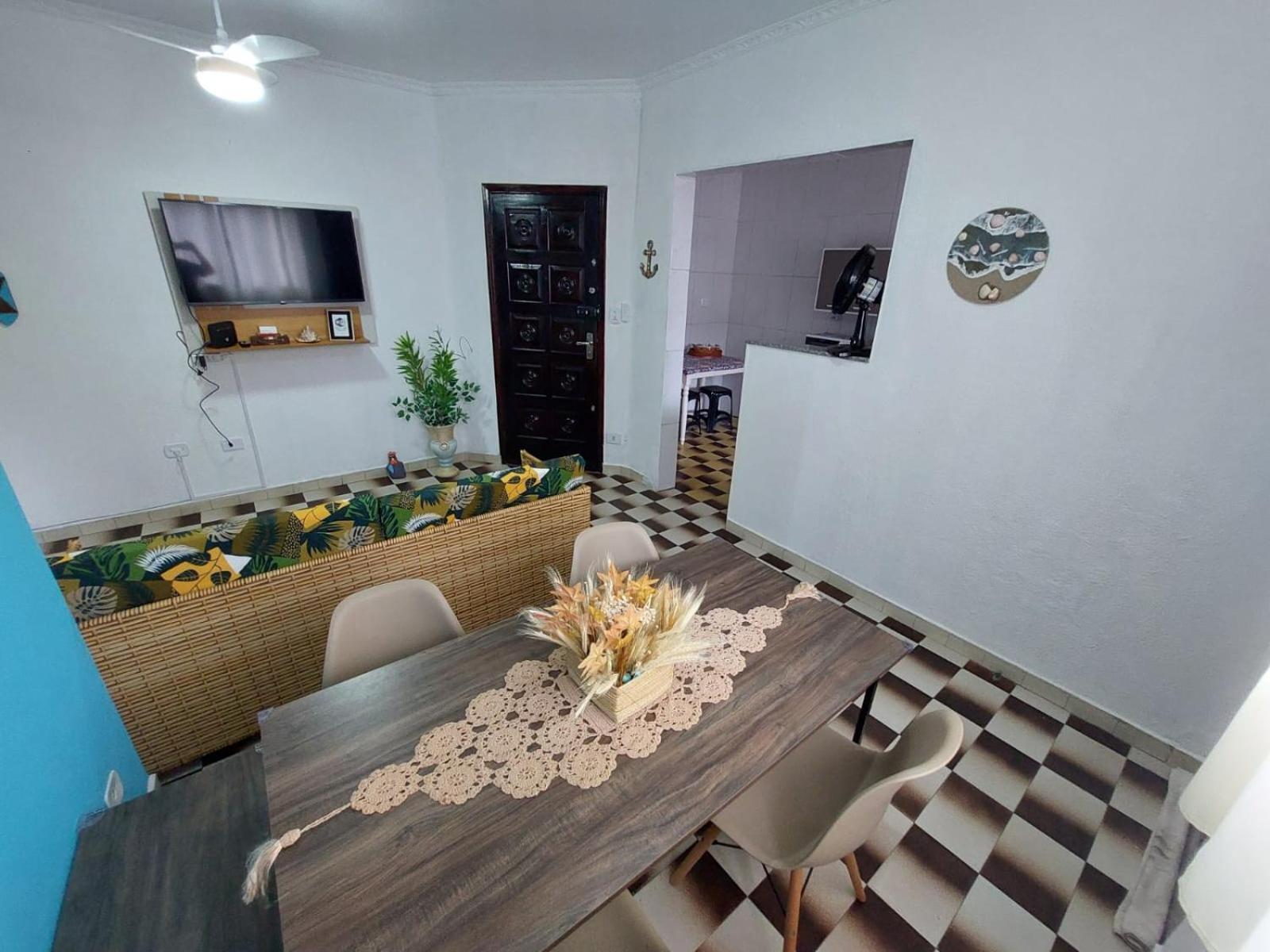 Apartamento No Centro Mongagua Bagian luar foto