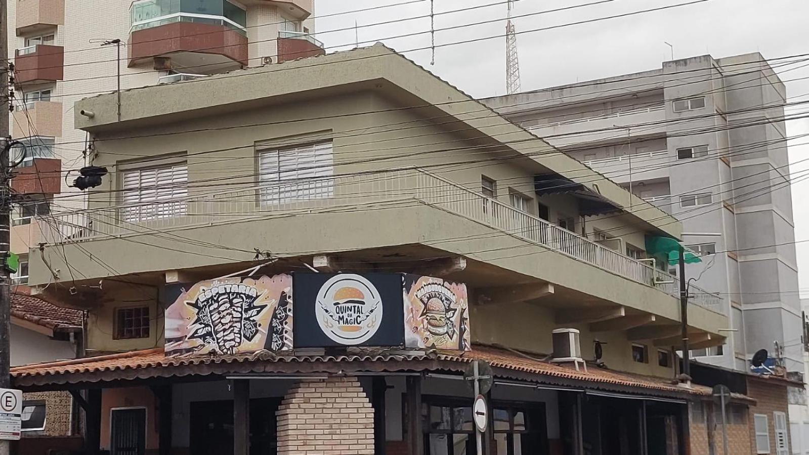Apartamento No Centro Mongagua Bagian luar foto